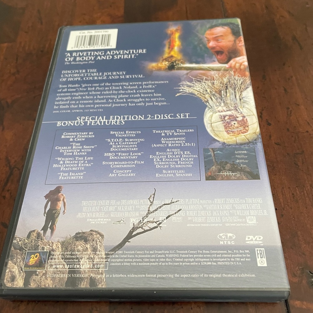 Cast Away DVD - Picture 2 of 4